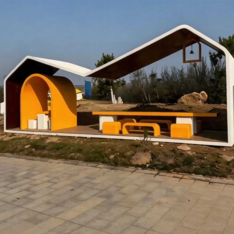 Krajobrazowa pergola i pawilon
