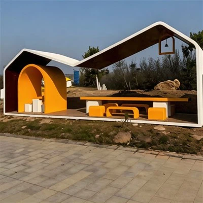 Krajobrazowa pergola i pawilon